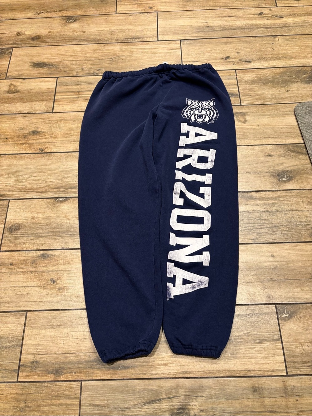 Y2K University of Arizona Russell Athletic Navy Blue Sweatpants Size S 28 Inseam